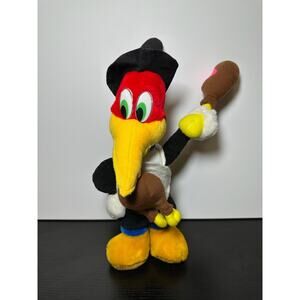 Vintage Woody Woodpecker Pilgrim Plush Universal‎ Studios Walter Lantz 16"